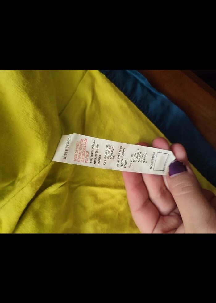 Unisex çocuk yağmurluk  - Görsel 2