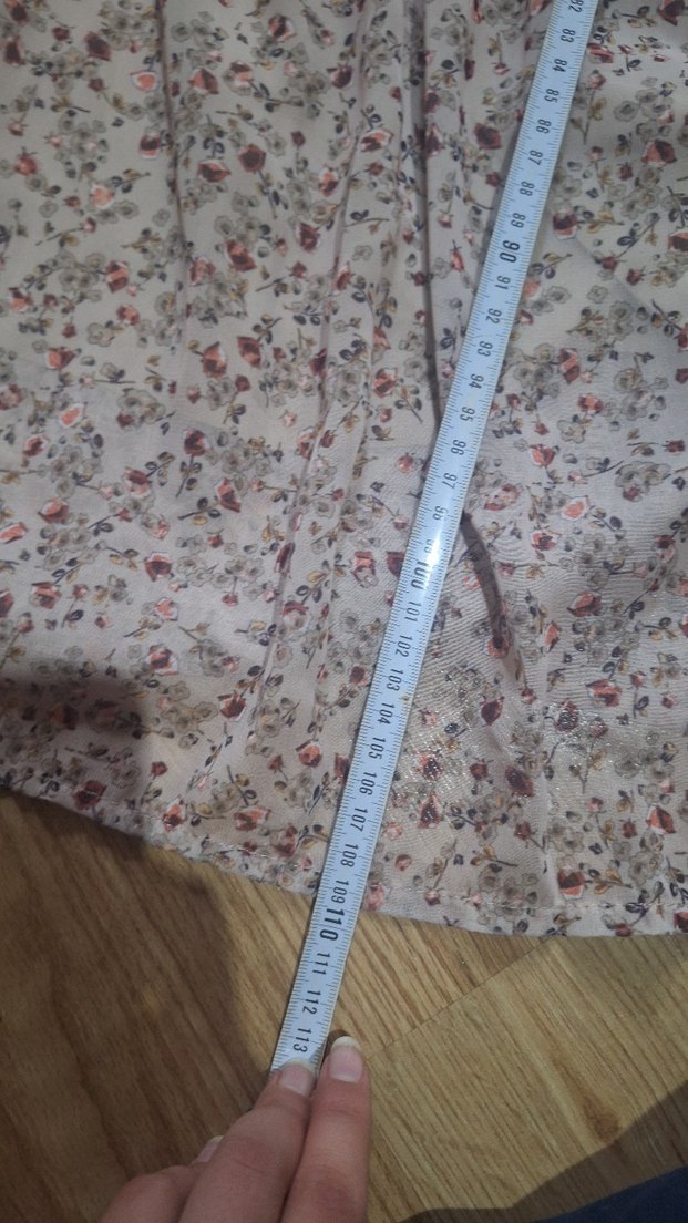 Bohem Uzun Kollu Bej Elbise - Görsel 5