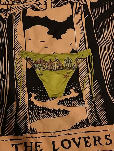 İpli bikini altı