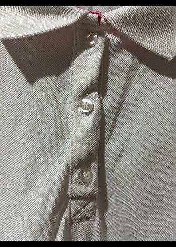 Beyaz Polo Tişört - Görsel 4