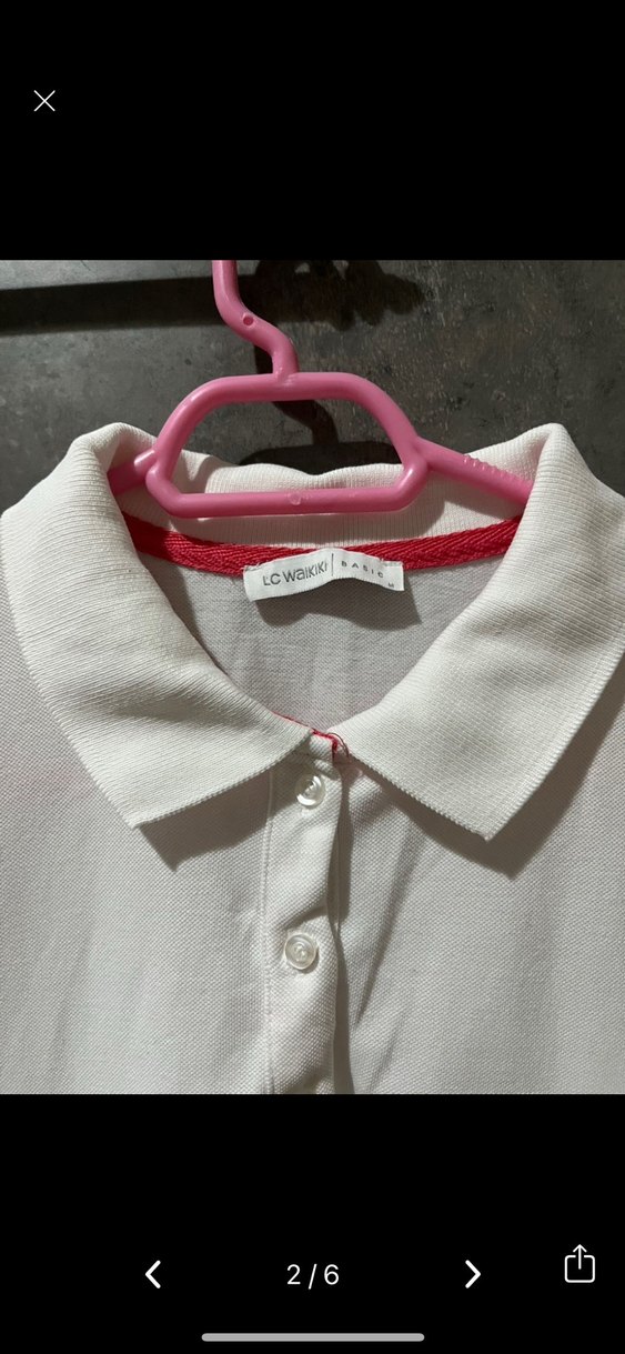 Beyaz Polo Tişört - Görsel 2