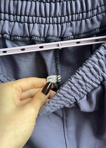 Mor Loose Fit Şort - Görsel 4