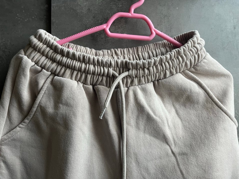 Bej Rahat Kesim Kadın Eşofman Altı - Görsel 2