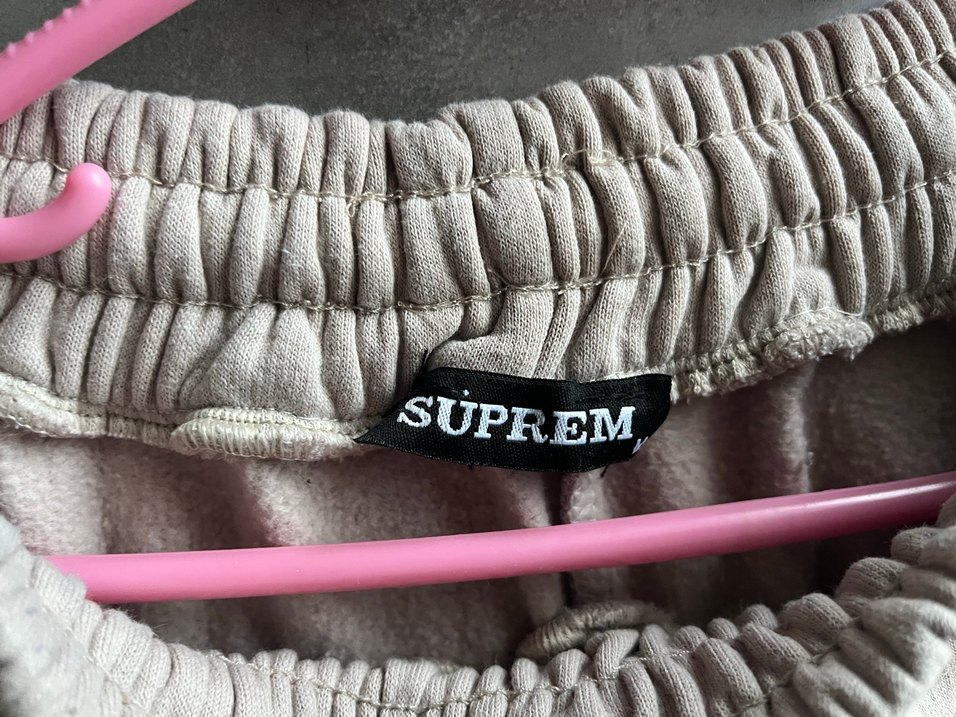 Bej Rahat Kesim Kadın Eşofman Altı - Görsel 3