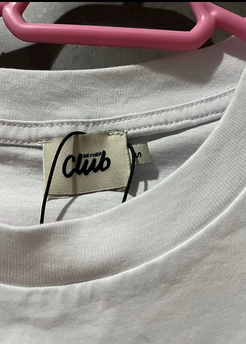 Beyaz Mini Baskılı Kadın Tişört - Görsel 3