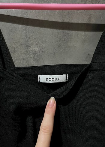 Kadın Siyah Strappy crop - Görsel 2