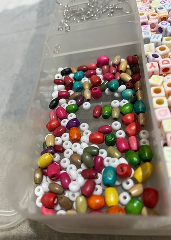 Renkli Harfli Süsleme Boncukları - Görsel 3