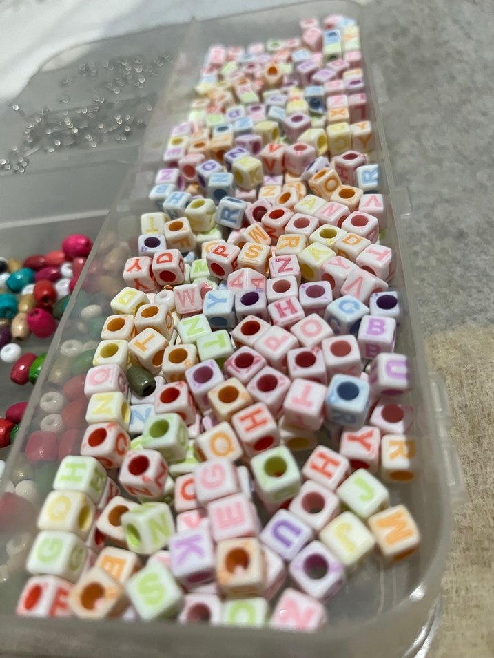 Renkli Harfli Süsleme Boncukları - Görsel 2