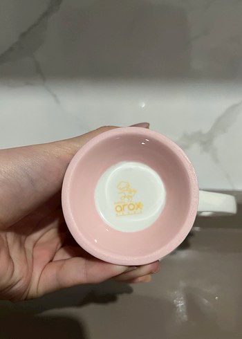 Pembe Kuş Figürlü Love Yazılı Kupa - Görsel 4