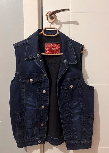 Levi's Lacivert Kolsuz Denim Ceket - Görsel 3