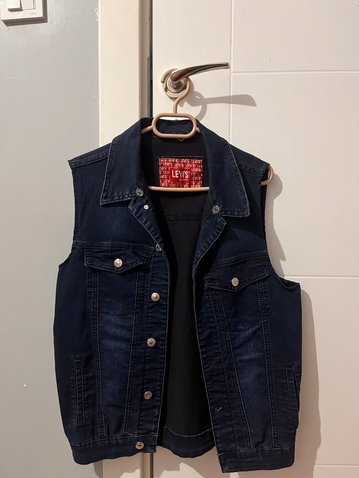 Levi's Lacivert Kolsuz Denim Ceket - Görsel 2