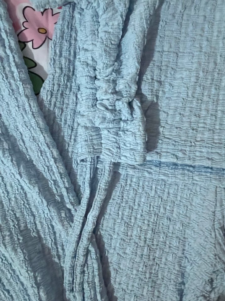 Mavi Kısa Kollu günlük ferah takım - Görsel 2