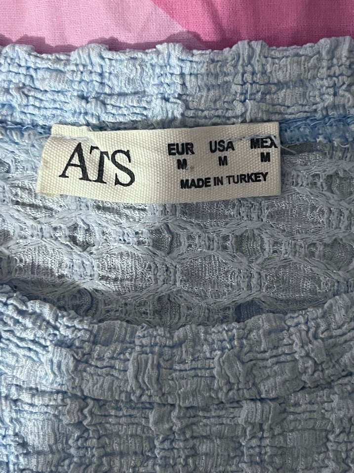 Mavi Kısa Kollu günlük ferah takım - Görsel 3