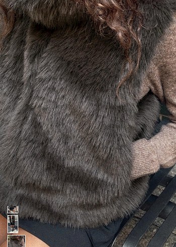 Zara kürk Yelek - Görsel 2