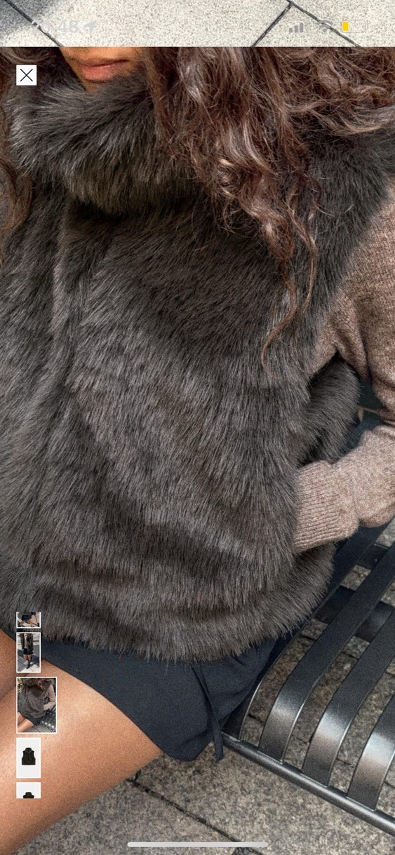 Zara kürk  Yelek - Görsel 2