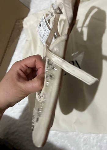 Zara Nakışlı Kadın Ayakkabı babet - Görsel 4