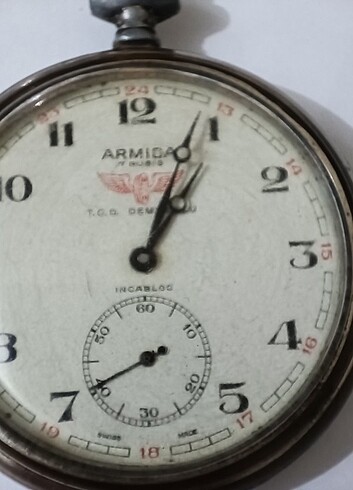 Antika köstekli saat - Görsel 5