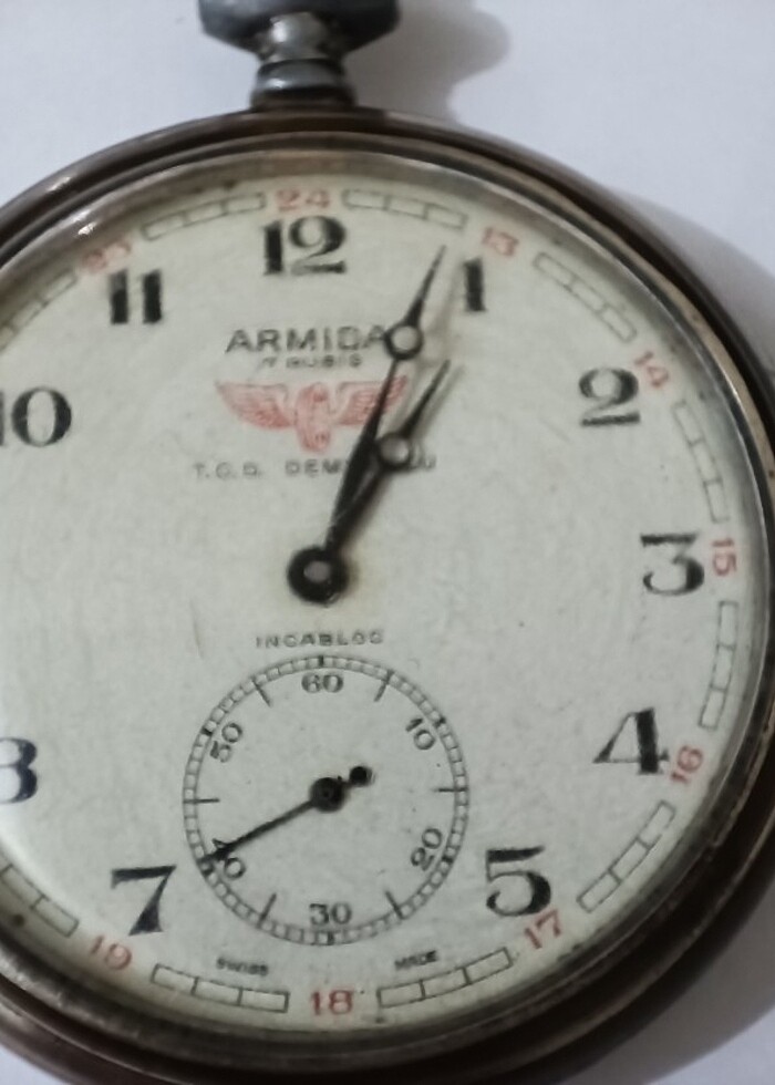 Antika köstekli saat - Görsel 5