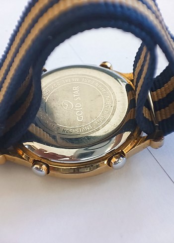 GOLD STAR CHRONOGRAPH ALARM W.R. 30 M - Görsel 3