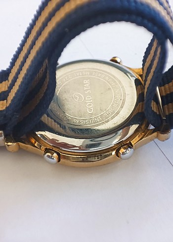 GOLD STAR CHRONOGRAPH ALARM W.R. 30 M - Görsel 4
