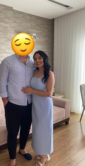 Mango Askılı Midi elbise