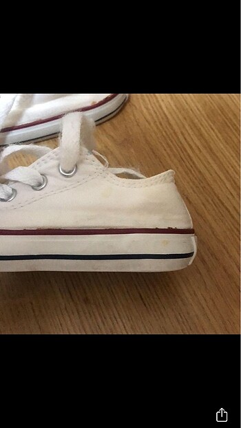 22 Beden beyaz Renk Unisex Converse All star çocuk ayakkabısı