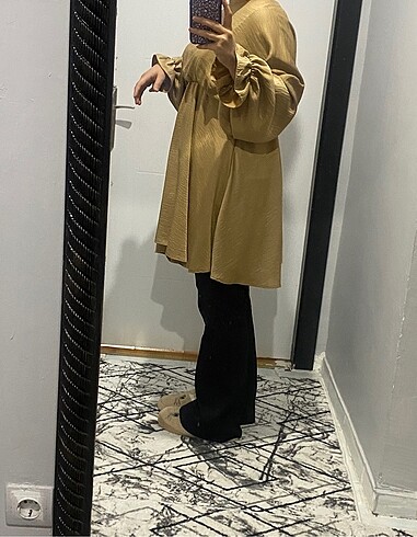 diğer Beden camel Renk Tunik