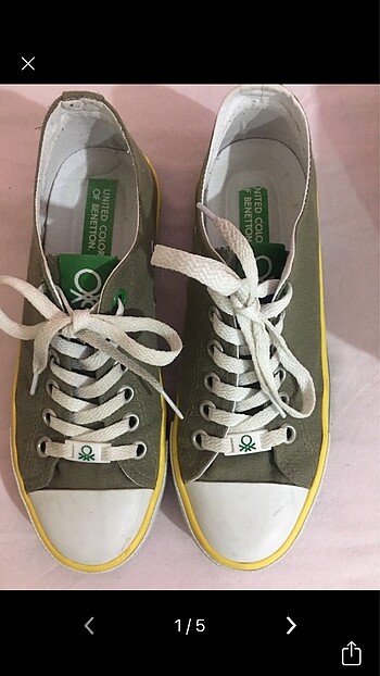 benetton haki ayakkabı