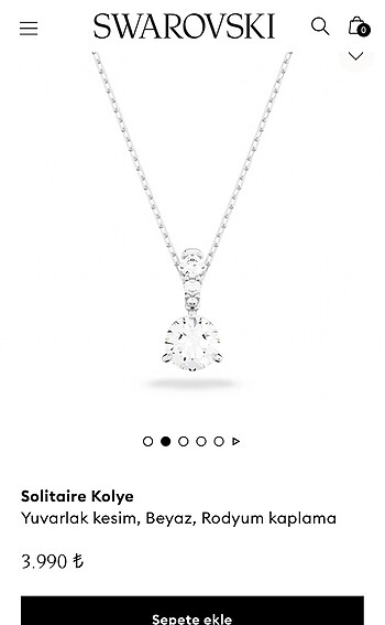 swarovski Swarovski kolye