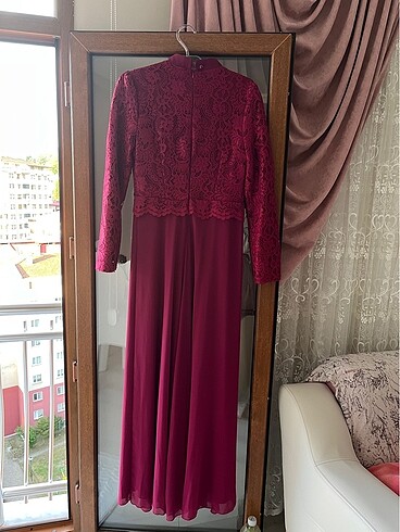 Fuşya abiye - Görsel 3