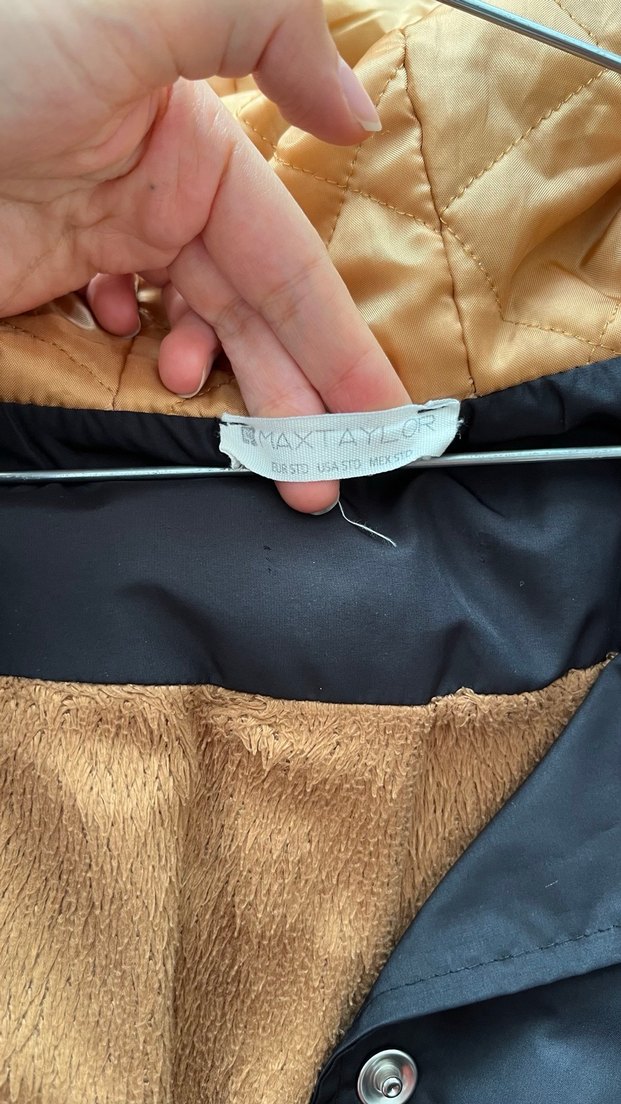 Kadın Siyah Uzun Yağmurluk - Maxtaylor - Görsel 3