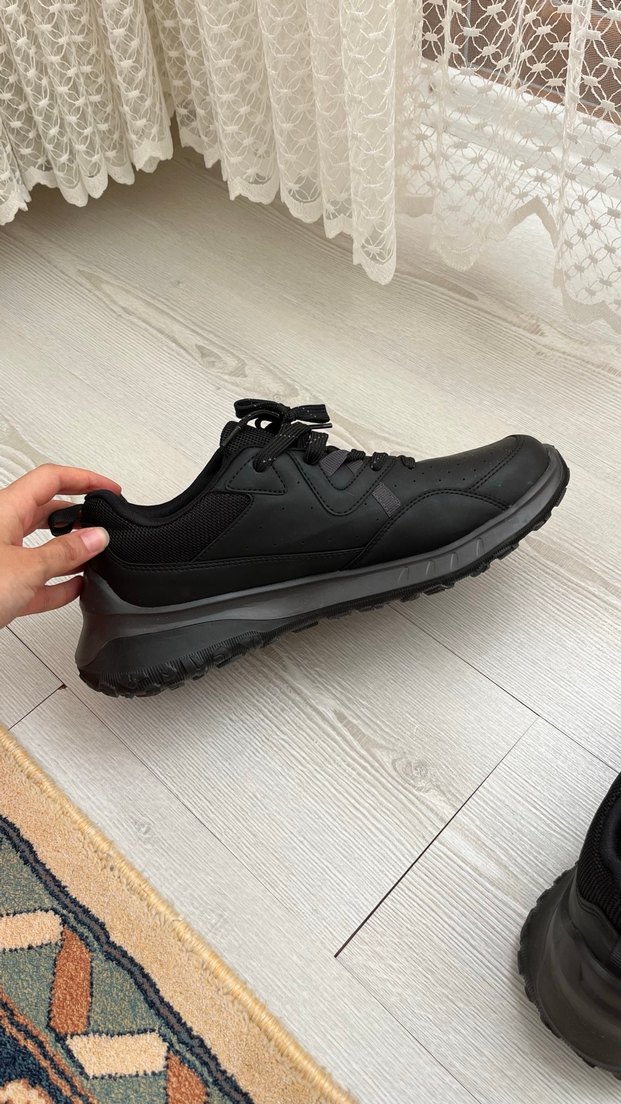 Kinetix Siyah Bağcıklı Erkek Spor Ayakkabı - Görsel 2