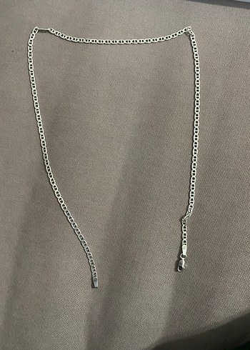 925 ayar gümüş Erkek Zincir Kolye - Görsel 4