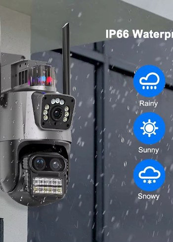 3 Lens Wi-Fi Güvenlik Kamerası - Görsel 2