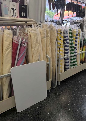 büyük boy plaj ve cafe şemsiyeleri gabardin kumaş - Görsel 7