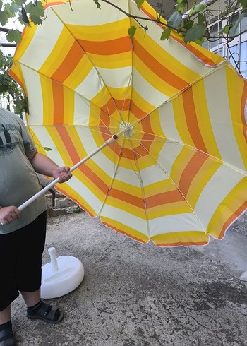 büyük boy plaj ve cafe şemsiyeleri gabardin kumaş - Görsel 5