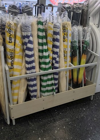 büyük boy plaj ve cafe şemsiyeleri gabardin kumaş - Görsel 8