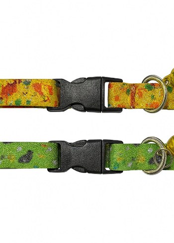 DESENLİ ZİLLİ KEDİ TASMASI - Görsel 6