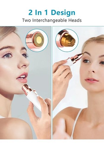 Blawless 2'si 1 Arada Şarjlı Kaş ve Yüz Tüy Alma Cihazı - Görsel 3