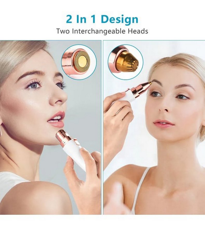 Blawless 2'si 1 Arada Şarjlı Kaş ve Yüz Tüy Alma Cihazı - Görsel 3