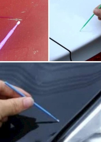 100LÜ MİNİ TEK KULLANIMLIK ARABA RÖTUŞ FIRÇASI - Görsel 6