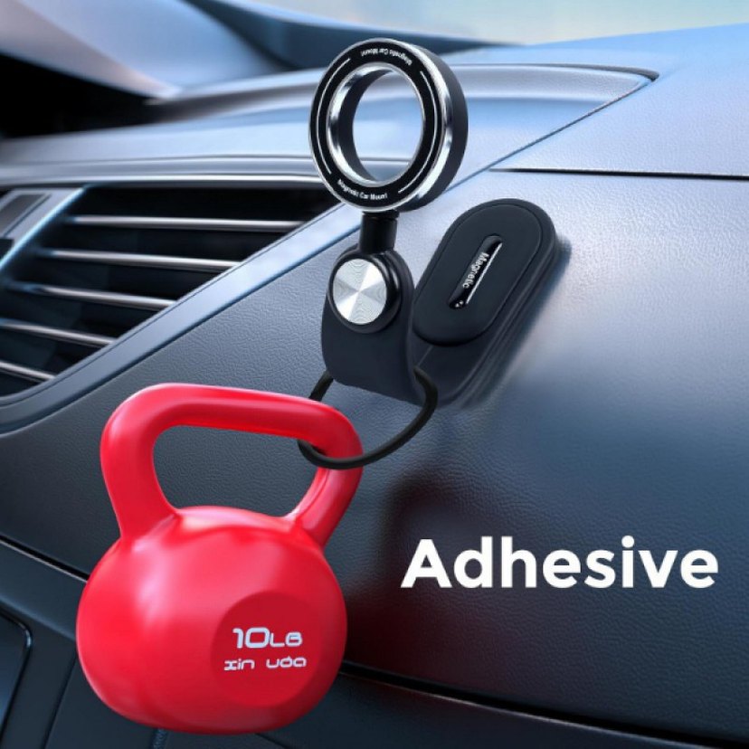 Siyah ve Gri Telefon Tutucu - Görsel 4