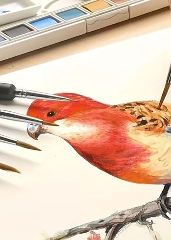 10 ADET HOBİ VE ARABA İNCE DETAY RÖTUŞ FIRÇA SETİ - Görsel 3