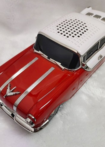 PONTIAC KLASİK ARABA TASARIMLI BLUETOOTH HOPARLÖR - Görsel 7