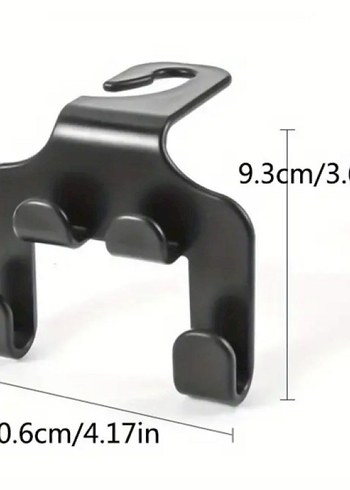 Araba Koltuğu Telefon Tutucu Siyah-Gri - Görsel 3