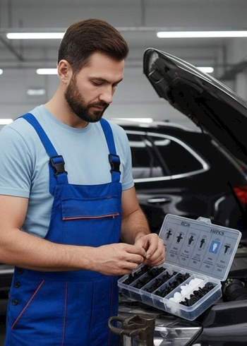 100 Parça Siyah T Tipi Tırnak Süsleri - Görsel 4