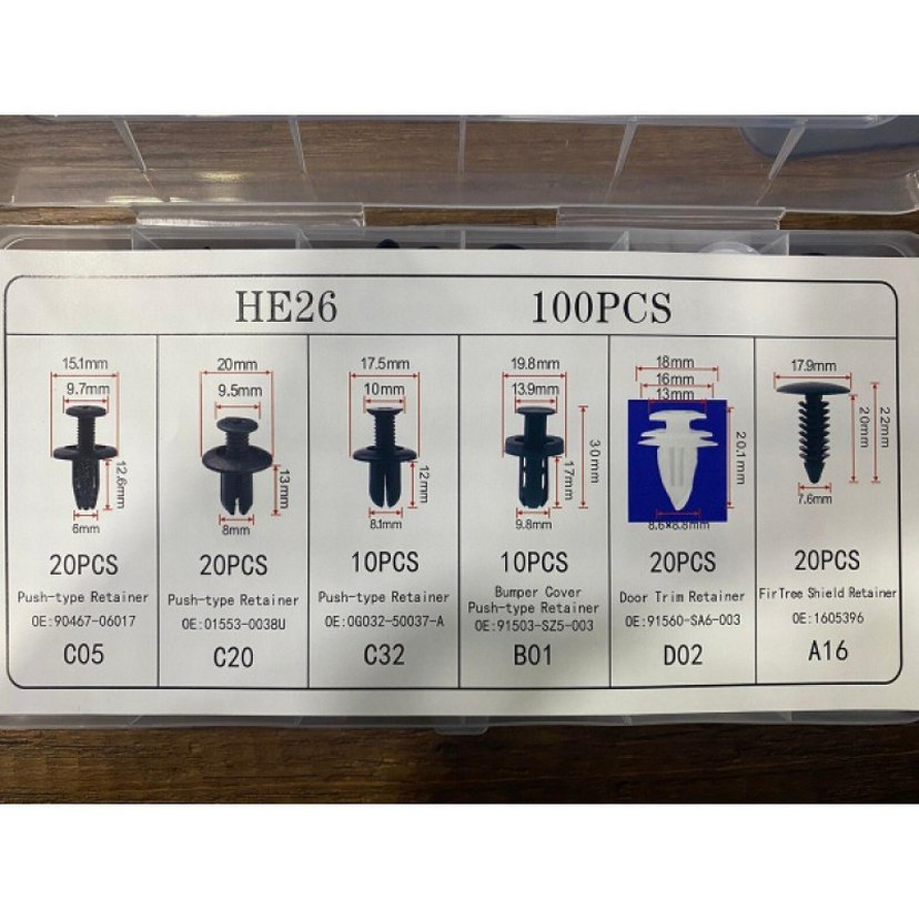 100 Parça Siyah T Tipi Tırnak Süsleri - Görsel 3