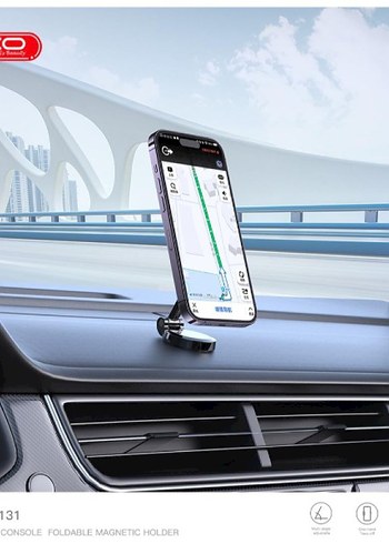 Katlanabilir Manyetik Telefon Tutucu Gri - Görsel 3