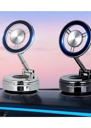 Katlanabilir Manyetik Telefon Tutucu Gri - Görsel 2