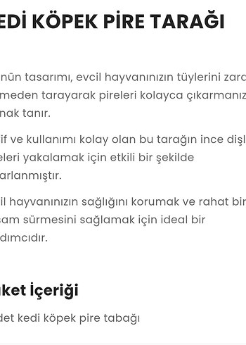 kedi köpek pire tarağı - Görsel 3